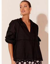 Load image into Gallery viewer, Adorne Noelle  Ladder Lace Linen Top