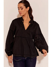 Load image into Gallery viewer, Adorne Noelle  Ladder Lace Linen Top