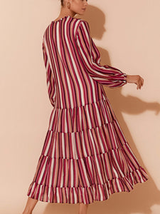 Adorne Eden Stripe Midi Dress