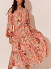 Load image into Gallery viewer, Adorne Meredith Patchwork  Maxi Dress