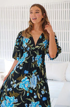 Load image into Gallery viewer, Jaase Midnight Saphire Sonya Maxi Dress
