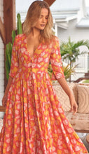 Load image into Gallery viewer, Jaase Follow th Sun Berry Maxi 'Dress