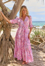 Load image into Gallery viewer, Jaase Enchanted Blooms  Print Tessa Maxi Dress
