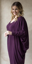 Load image into Gallery viewer, Long Sleeve Maxi Miracle Dress in Berry
