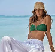 Load image into Gallery viewer, Sea level Honeycomb U bar Bandeau top