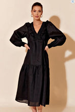 Load image into Gallery viewer, Adorne Polly Long Sleeved Linen Midi Dress