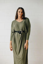 Load image into Gallery viewer, Maxi Miracle Dress in Khaki