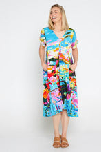 Load image into Gallery viewer, Orientique Printed Cotton Dress Peak
