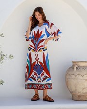 Lable of Love Puff Sleeve Adelaide Maxi Dress