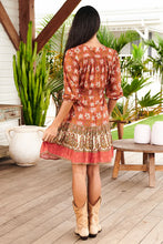 Load image into Gallery viewer, Jaase Suraya Print Rae Mini Dress
