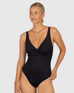 Baku Chloro D-E Wrap Wire One Piece Swimsuit