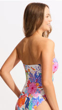 Load image into Gallery viewer, Seafolly Under the Sea Bandeau One Piece D/DD cup
