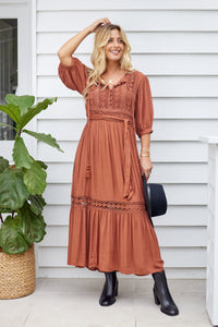 Joop and Gypsy Lace Boho Maxi Dress