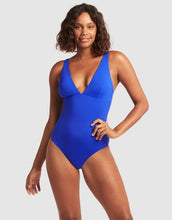 Load image into Gallery viewer, Sea Level Cobalt Essentials Long Line One Piece
