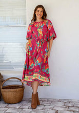 Load image into Gallery viewer, Lable of Love Octavia Balloon Sleeve Midi Dress
