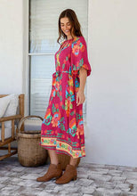 Load image into Gallery viewer, Lable of Love Octavia Balloon Sleeve Midi Dress
