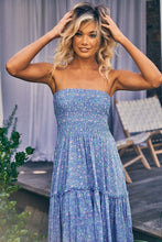 Load image into Gallery viewer, Butterfly Fields Blue Salsa Maxi Dress - Jaase -  Butterfly Fields Collection
