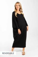 Load image into Gallery viewer, Long Sleeve Maxi Miracle Dress in Black
